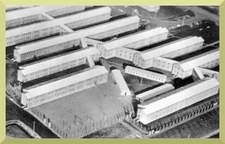 Aerial photo of school